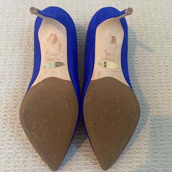 Sarah Flint Perfect Pump 85 Atlantic Suede - Picture 6 of 8